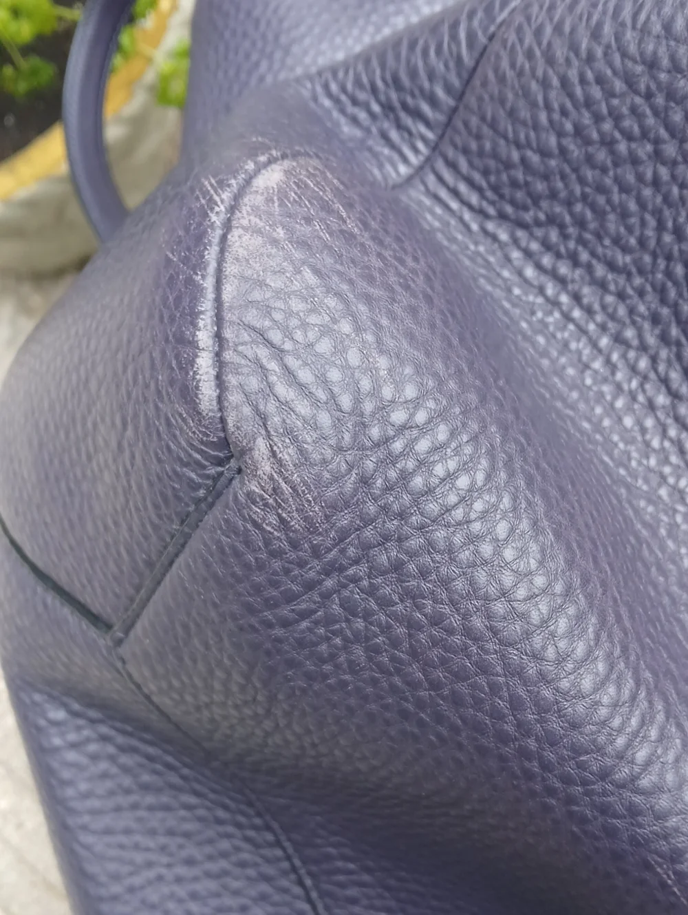 Coach pebbled leather